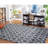 Hand Hooked Performance Geometric Rug-16761932
