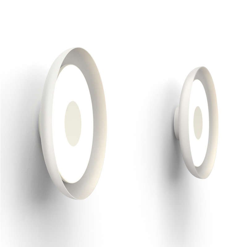 Nivél Flush Mount, 1.9" H x 15" W x 15" D, White