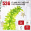 Arbre de Noël artificiel incurvé de 6 pi avec lumière blanche chaude et étoile-1739795641
