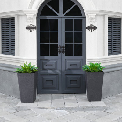 Adcock 22'' UV Protected Realistic Artificial Agave Plant for Outdoor & Indoor Decor