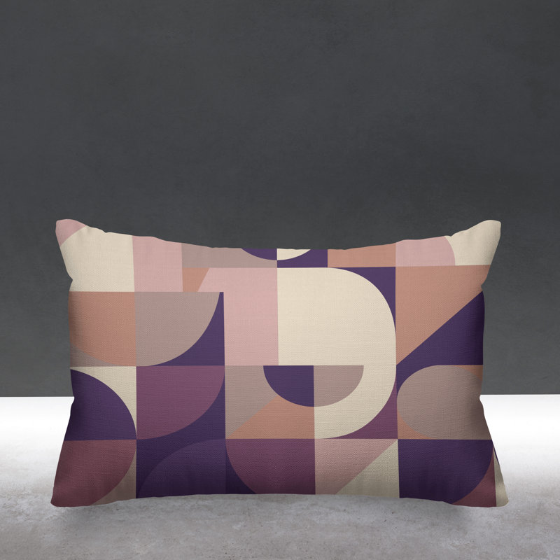 Housse et insert de coussin d'extérieur, Violet