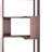 6-tier L-shaped Corner Bookshelf With Anti-tip Device, Dark Red Wooden Bookcase For Living Room & Bedroom-1632812682