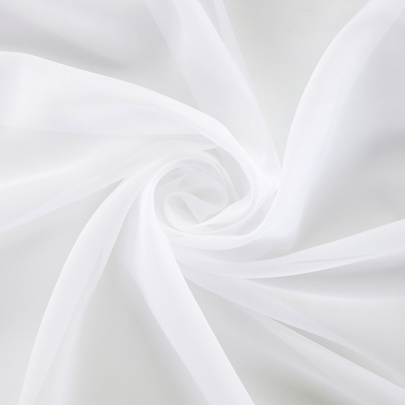 Panneau de rideau diaphane avec passe-tringle - Basics by Wayfair ™, Blanc, l 59 po x L 96 po