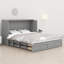 Lit escamotable Murphy avec tiroir et ensemble de prises et ports USB, structure de poulie