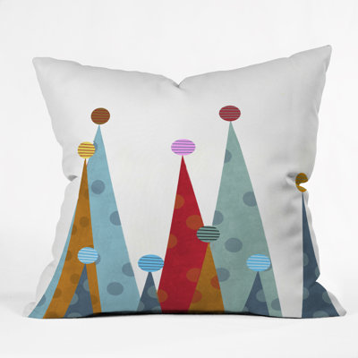Brian Buckley Peaks Throw Pillow