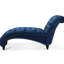 Chaise longue avec assise généreuse, éponge, procédé d'emboutissage profond, velours, assise spacieuse à structure de construction, rembourrage en éponge, mise à niveau esthétique riche, revêtement en velours
