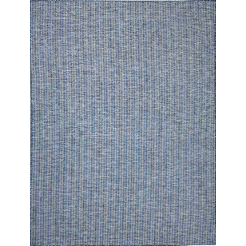 Tapis terre cuite intérieur / extérieur Lillehammer, Rectangulaire 4 pi x 6 pi, Marine