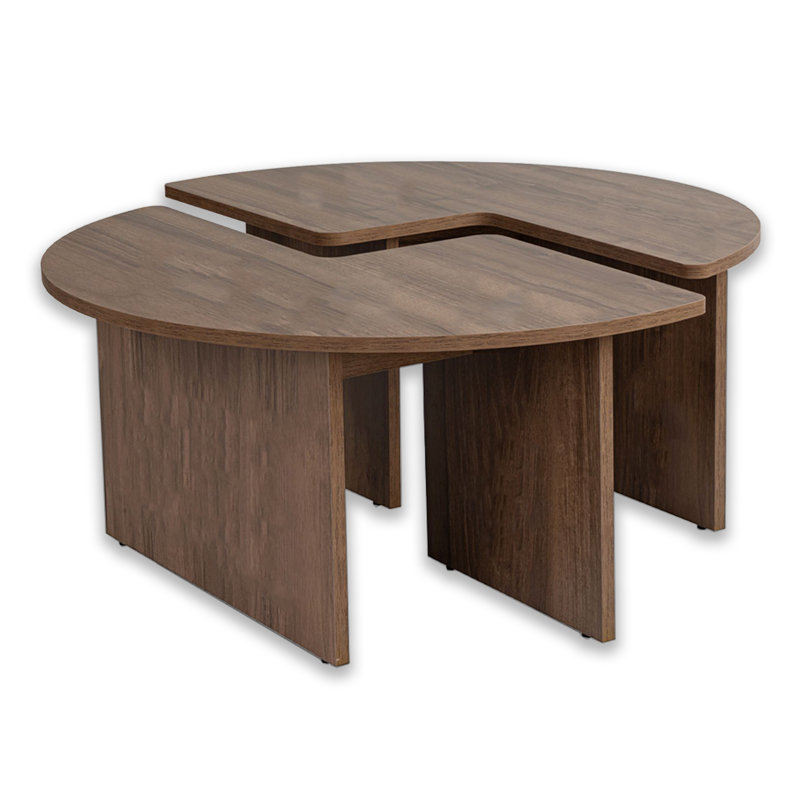 2 Pieces Round Coffee Table