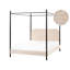 Four Poster Bed Boucle DANNEMOIS-2030184317-2030184258