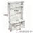 Coat Rack with Shoe Storage,  Hall Tree with Shoe Bench, 4 Shoe Cubbies, 1-TierTop Storage-129768468