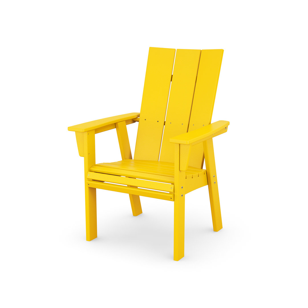 POLYWOOD Modern Curveback Adirondack Dining Chair POLYWOOD® 