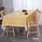 Tassel Solid Waterproof Water Resistant Linen Tablecloth-827068810-827068804