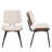 Fabric Upholstered Armless Chair-1413572158