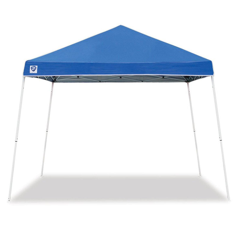 120 W x 120 D Canopy, Blue, Silver