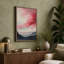 Mountains at Sunrise Minimalist 1 Piece Wrapped Canvas Wall Art-1792066378-1792066389