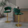 Christal Swivel Upholstered Adjustable Height Counter Stool