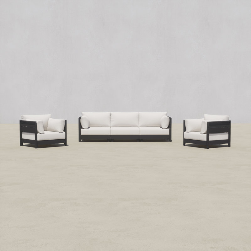 Ensemble de conversation à 5 chaises Dez