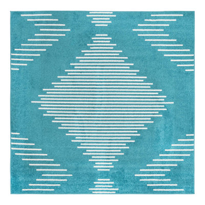 Chenille Geometric Indoor Rug