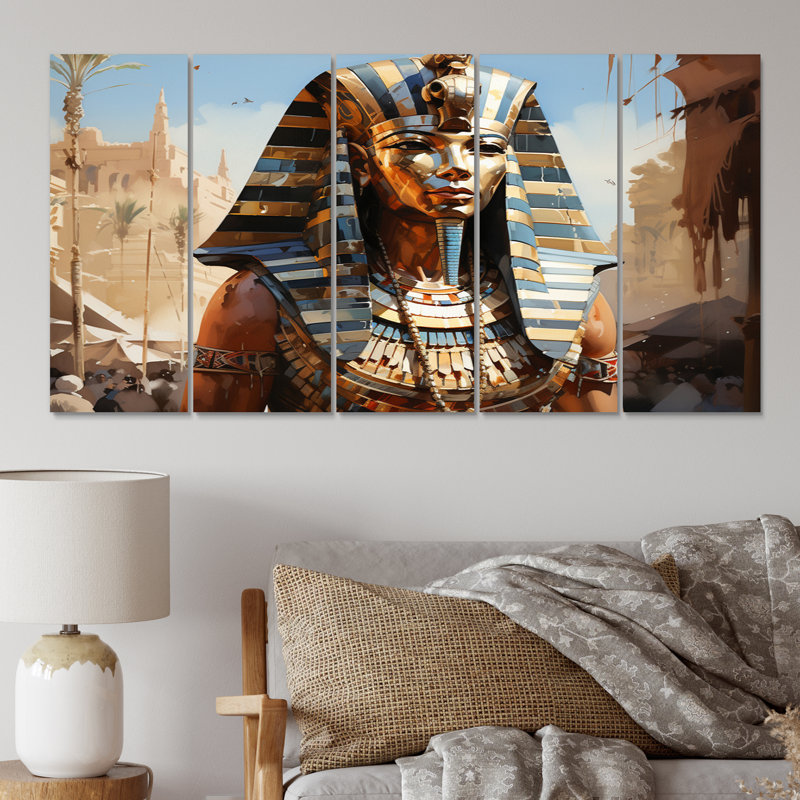 Égypte ancienne Égypte - ensemble de reproductions d'art en métal Égypte