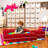 Altermease Zipline Modular Kids Loveseat & Ottomans/Fold Out Lounger-1363681573