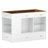 Modern Closet Island With 6 Drawers, Glass Display Top, And Open Shelves For Walk-In Closets And Bedrooms-1493085048