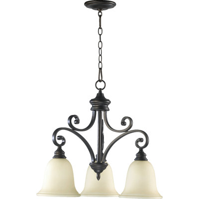 Lustre classique / traditionnel à 3 lumières Cambron