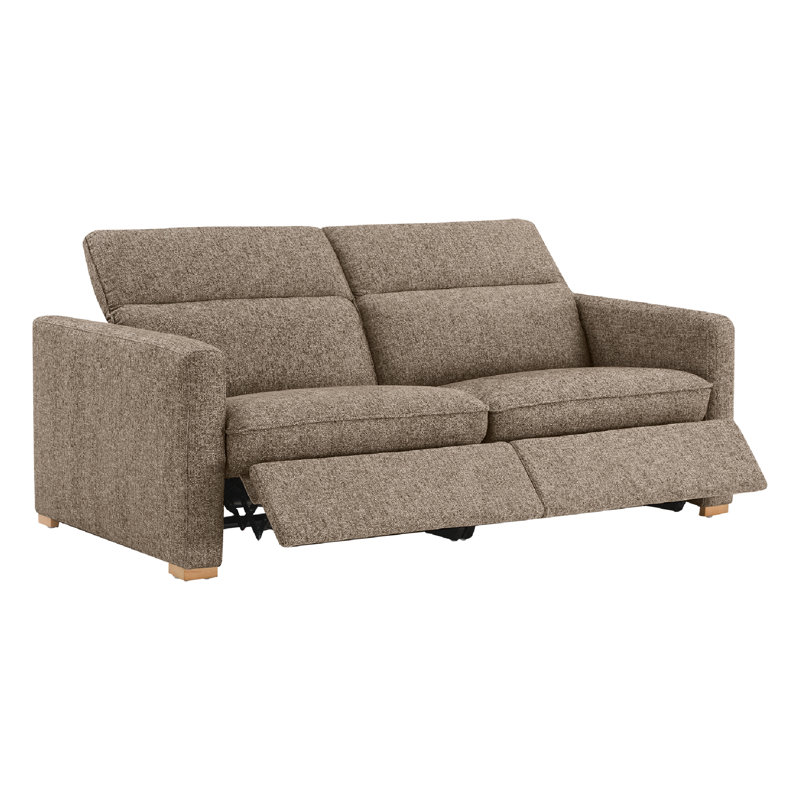 Canapé inclinable électrique 2 pièces Becki Owens pour Joss & Main avec appui-tête ajustable, Ojai Earth Chenille
