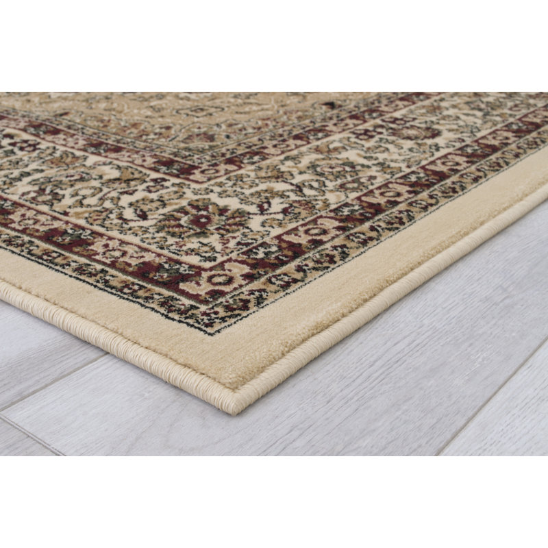 Alarah Oriental Area Rug in Ivory/Brown