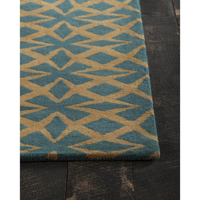 Tapis touffeté à la main Atchley, Rectangle 5 pi x 7 pi