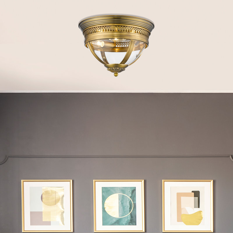 Stainforth Flush Mount, Brass