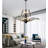 Eftica 30" Modern Firefly Chandelier 7 - Light Dimmable with Hanging Chain