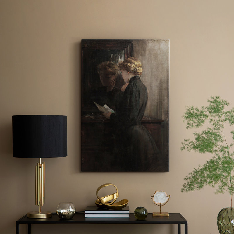 Impression de portrait rétro XXI - galerie Cavas, H 12 po x l 8 po