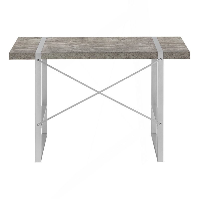 Bureau d'ordinateur d'inspiration industrielle, Gray