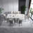 Light luxury simple rectangular dining table set-102771727