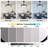 Aadvik 42" BlackModern Ceiling Fan with Lights and Remote, Quiet and Reversible Motor, Retractable Fandelier-5121142-5121129