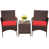 Orange Cushion/Brown Frame