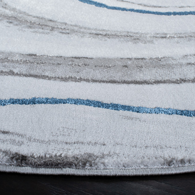 Kirkus Performance Abstract Rug, Round 4'