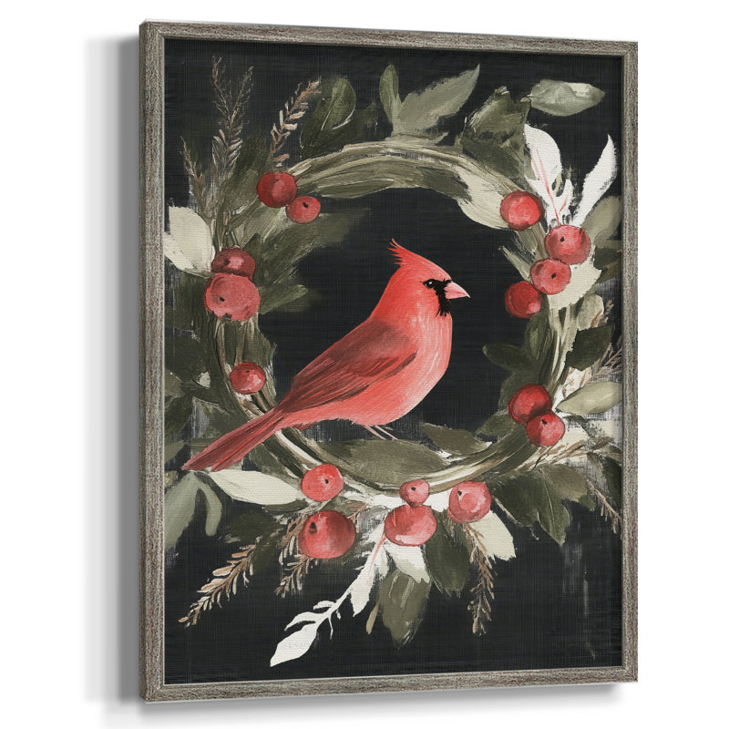 «Christmas Holiday Art», reproduction encadrée LIX, H 11 po x l 9 po