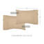  Taie d'oreiller 100% coton Burlap-1875923899-1875923846
