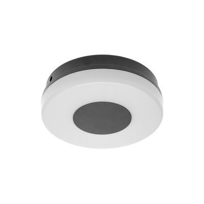 Sixtine Black Integrated LED Outdoor Flush Mount