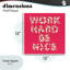 «Work Hard Be Nice», plaque murale par Lish Creative