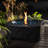 Outdoor Fire Pit Table with durable metal base