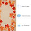 Tapis touffeté à motif floral Dasan-784245306