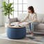 Repose-pieds rond avec rangement Dariyan-1029302364