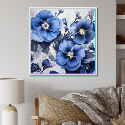 Pensées bleues et grises dans l'ombre III