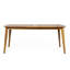 Table de salle à manger en bois - P 34,86 po x l 69,99 po H 29,77 po pratique à l'extérieur