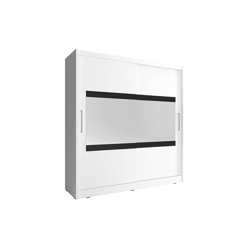 Dahabo 2 Door Wardrobe, White