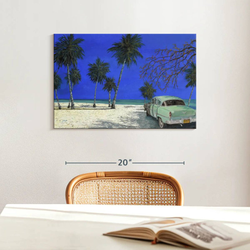 Una Macchina A Cuba, 16" H x 24" W
