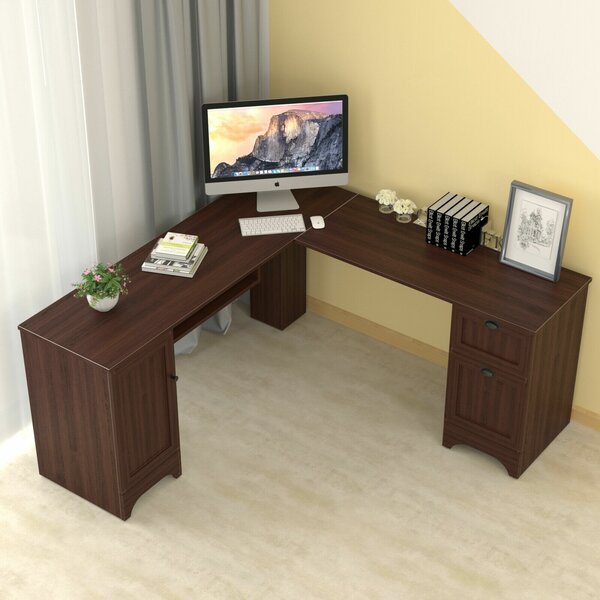 Winston Porter Kroth 66'' Desk & Reviews | Wayfair