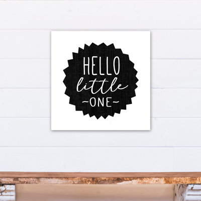Art sur toile hello little one Macomber